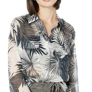 Women's Floral Silk Signature Shirt